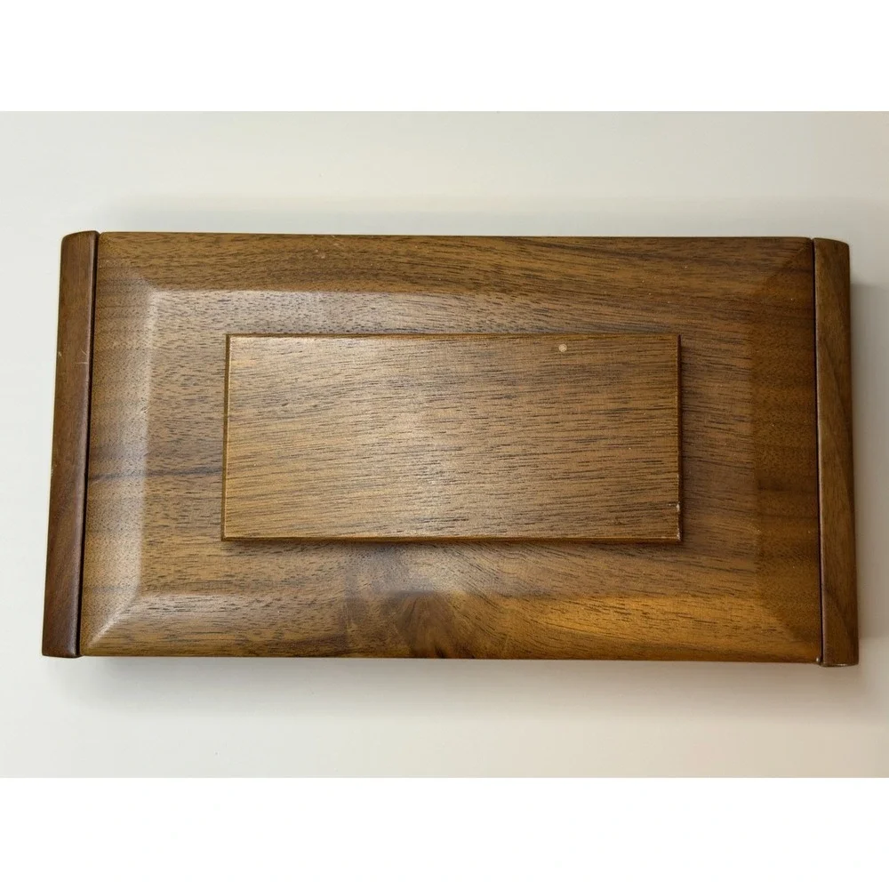 Walnut Slim Wooden Box Crafted By Mission In California